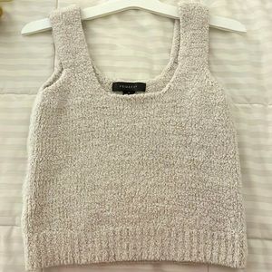 Primark beige fur top